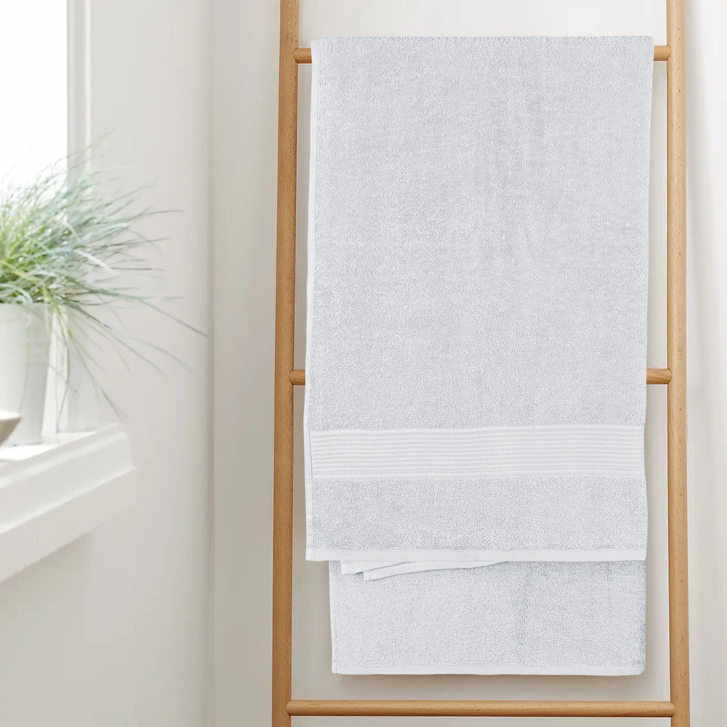 Rhodes Towel White 100% Cotton Hotel Quality Soft Super Absorbent Hand Bath Towels, Sheets & Face Cloths by OLIVIA ROCCO