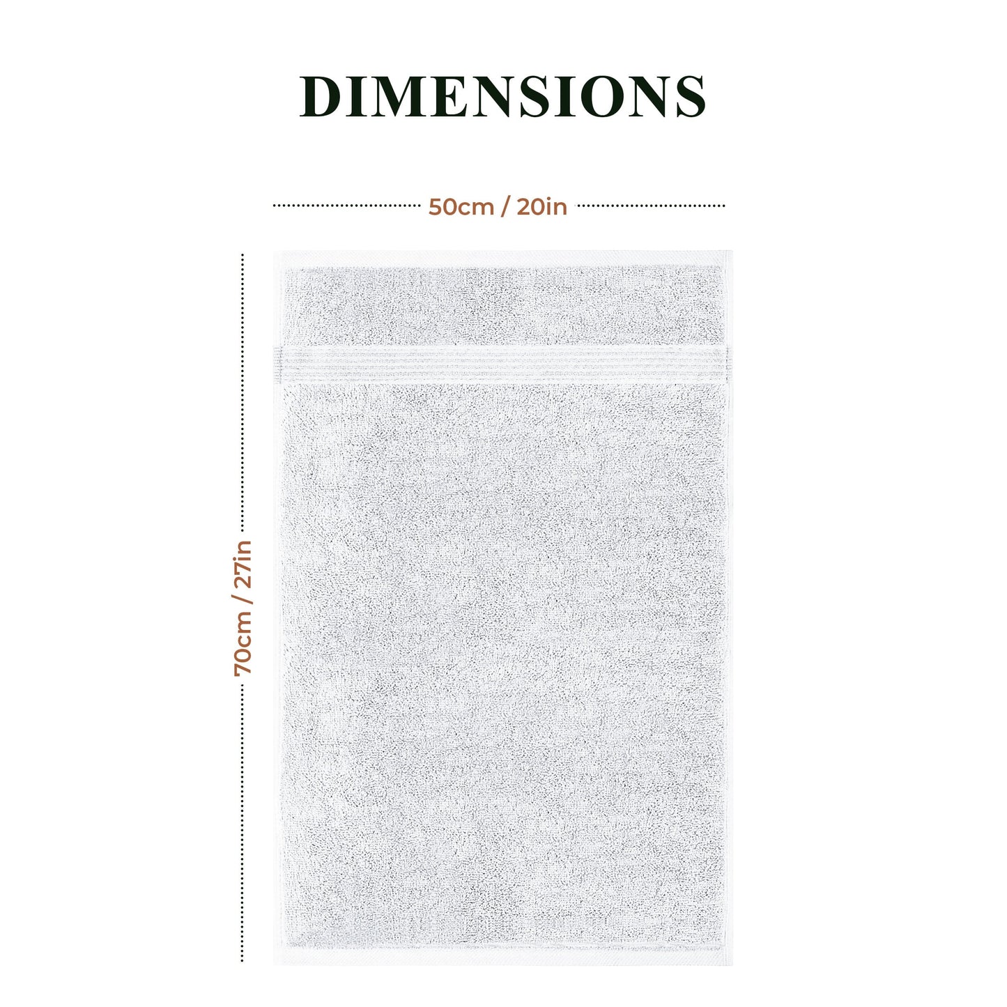 Rhodes Towel White 100% Cotton Hotel Quality Soft Super Absorbent Hand Bath Towels, Sheets & Face Cloths by OLIVIA ROCCO