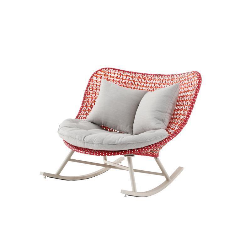 Temescal Rattan Garden Rocking Chair for Indoor &amp; Outdoor Furniture