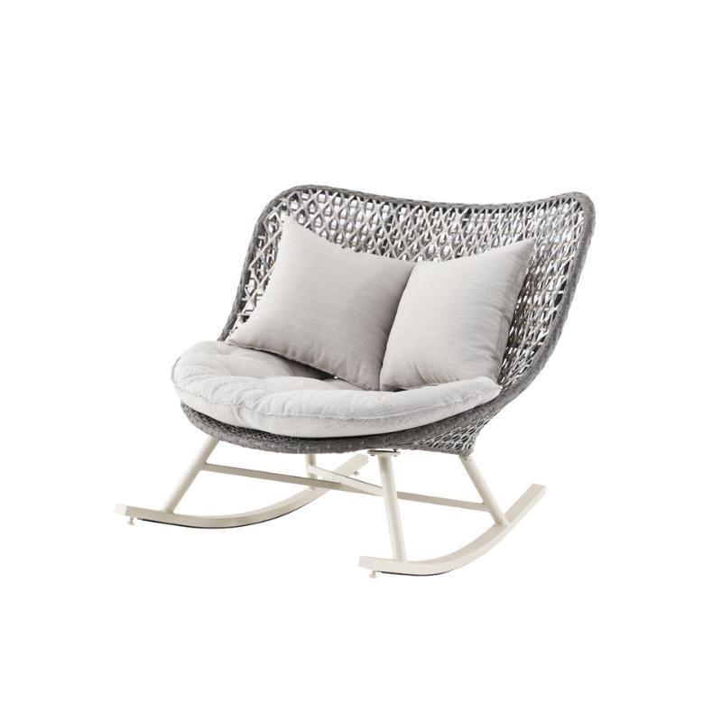 Temescal Rattan Garden Rocking Chair for Indoor &amp; Outdoor Furniture
